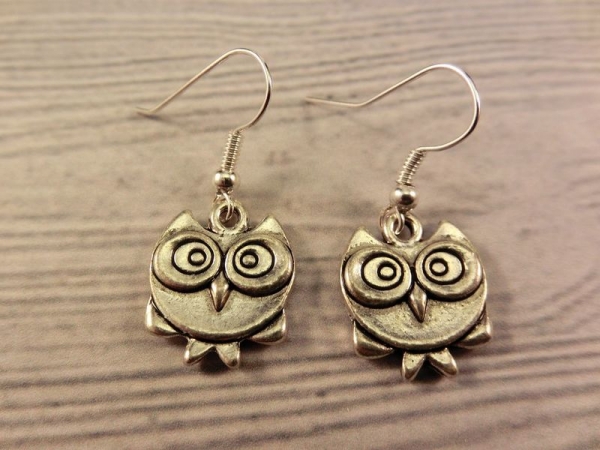 Eulen Ohrringe Vintage Optik Eule Owl